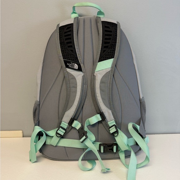 The North Face Jester Backpack Gray/Teal Hiking Outdoor Book Bag Travel Padded main image 7